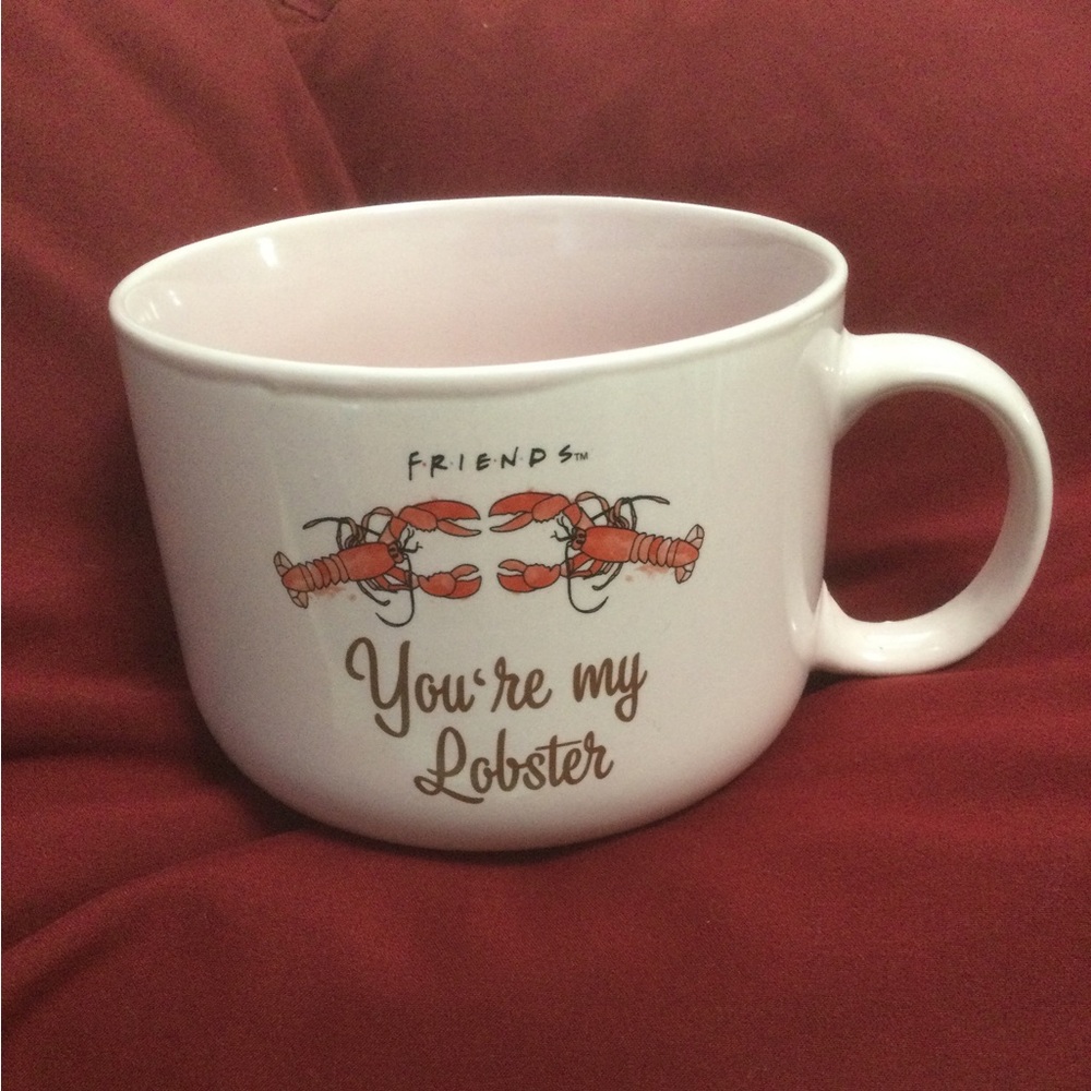 Giant 30 oz FRIENDS “You’re my Lobster” mug